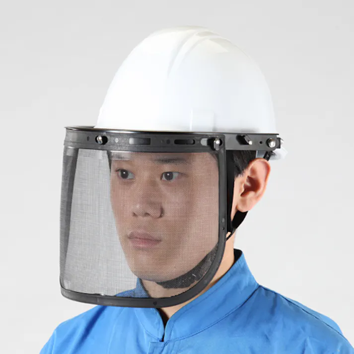 フェイスプロテクター(ヘルメット取付型/スチールメッシュ) EA800PA-51 4518340174634【別送品】