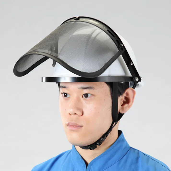 フェイスプロテクター(ヘルメット取付型/スチールメッシュ) EA800PA-51 4518340174634【別送品】
