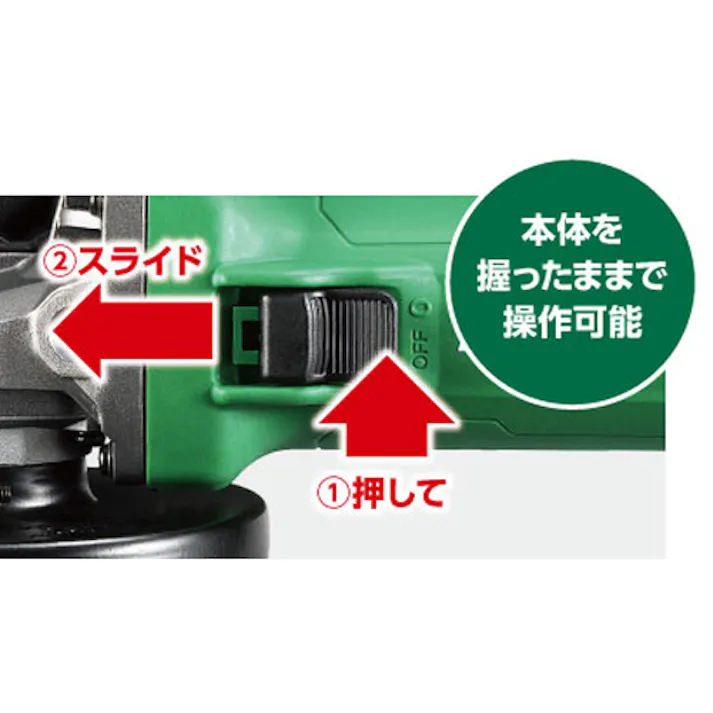 HiKOKI 125mm/1600W ディスクグラインダー EA809DA-2B(CDC)【別送品】