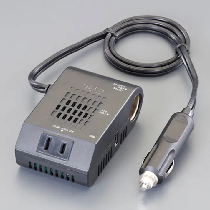 大橋産業(BAL) インバーター DC12V→AC100V/100W EA812JA-22B 4550061636022【別送品】