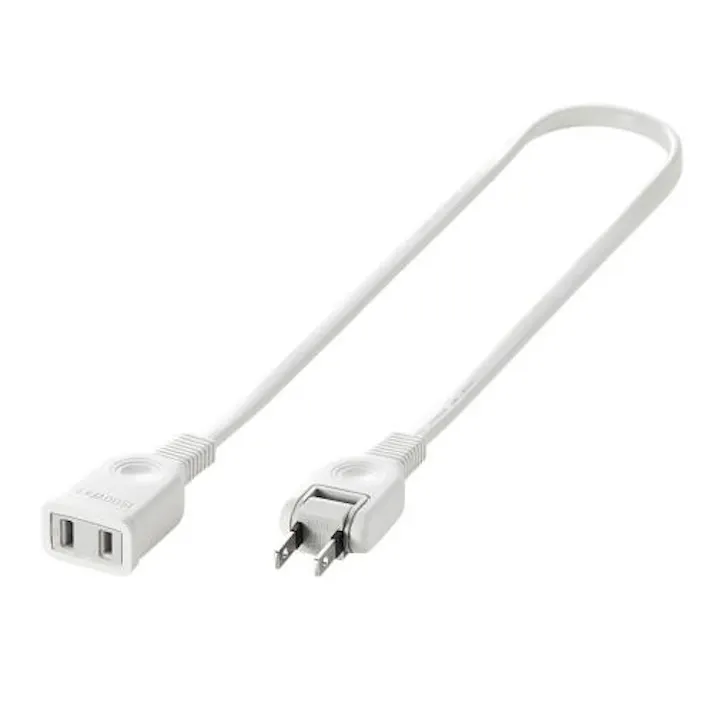 サンワサプライ 125V/15Ax0.5m 延長コード(スイングプラグ/白) EA815GA-103(CDC)【別送品】