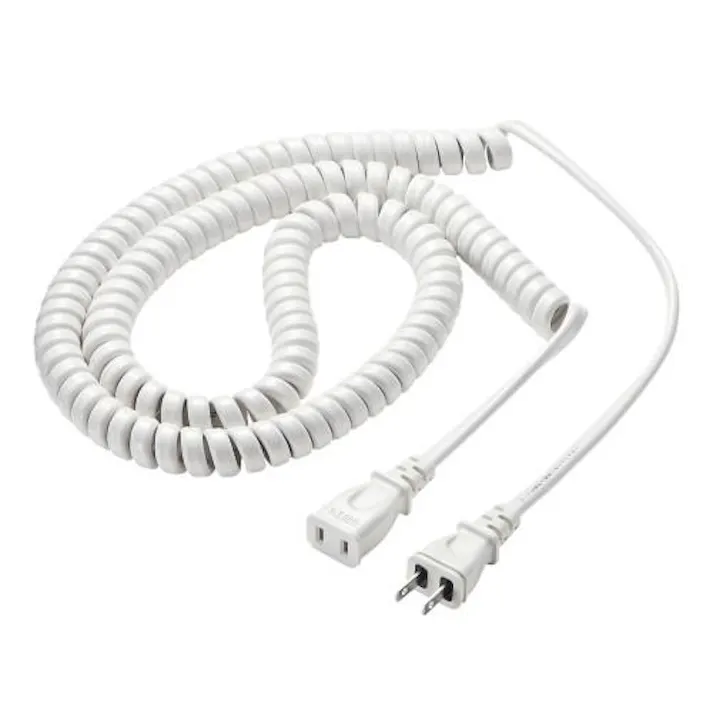 サンワサプライ 125V/15Ax1.5m 延長コード(カール) EA815GA-112(CDC)【別送品】