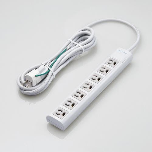 エレコム タップ(7口・抜止・マグネット付) AC125V/15Ax3m EA815GL-35A 4518340167766【別送品】