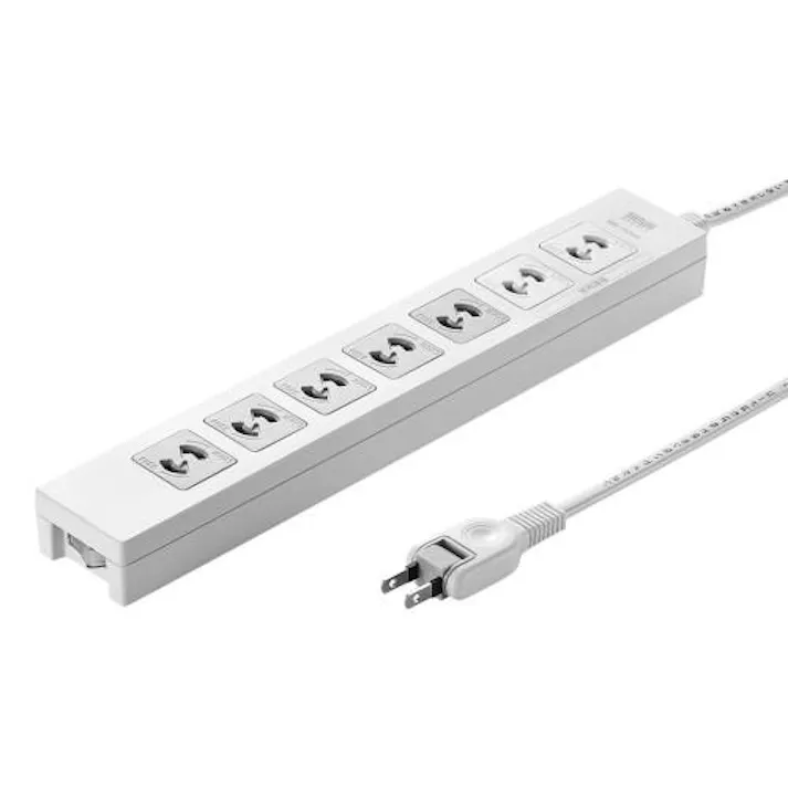 サンワサプライ AC125V/15Ax2m タップ(7口/2P/雷ガード付) EA815GM-300(CDC)【別送品】