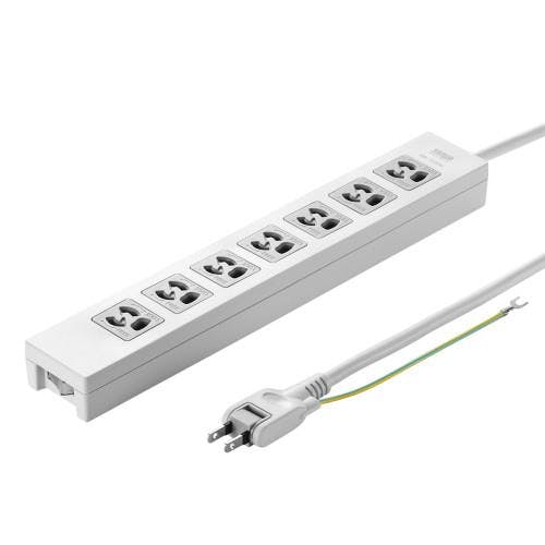 サンワサプライ タップ(7口/3P/一括スイッチ付) AC125V/15Ax3m EA815GM-315 4518340141223【別送品】