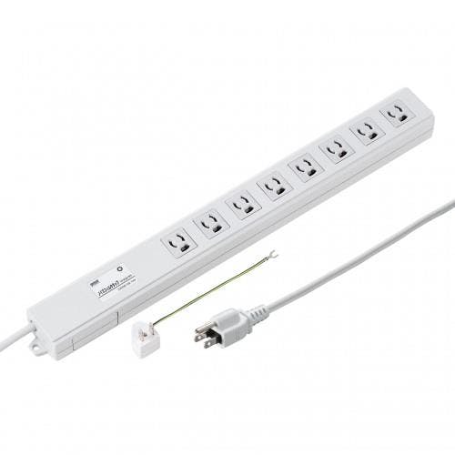 サンワサプライ タップ(雷ガード/ライン型) 2m/8口3P EA815GM-346 4518340100985【別送品】