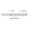 サンワサプライ 125V/15Ax2m USB連動タップ(8口/ライン型) EA815GM-390(CDC)【別送品】