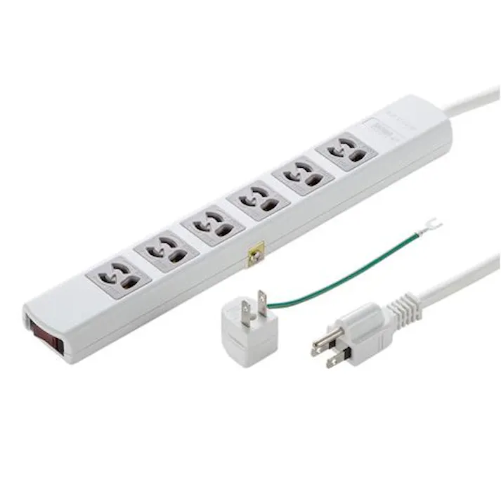 サンワサプライ 3m タップ(6口/3P/一括スイッチ/雷ガード) EA815GM-398(CDC)【別送品】