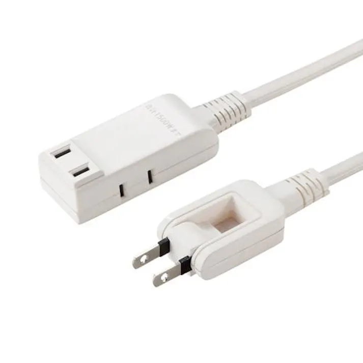 サンワサプライ 125V/15Ax 1m モバイルタップ(3口/2P) EA815GM-416(CDC)【別送品】