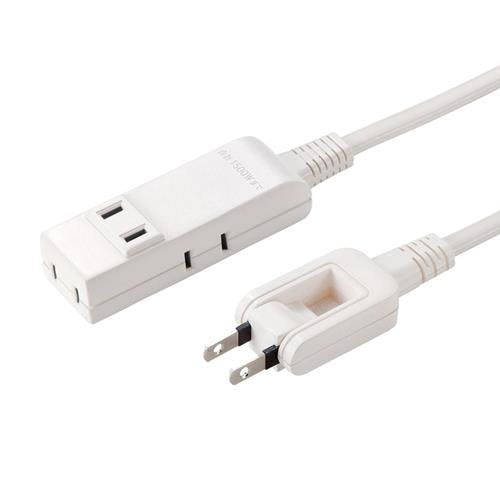 サンワサプライ モバイルタップ(4口/2P) 125V/15Ax0.2m EA815GM-417 4518340123403【別送品】