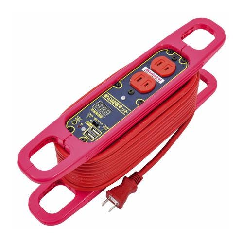 日動工業 コードリール(車載コンセント対応) AC100V/15Ax10m EA815GV-26 4518340077683【別送品】