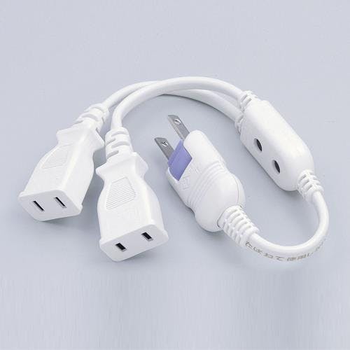 朝日電器(ELPA) 分配コード(2口) AC125V/15Ax0.19m EA815HC-3 4518340209046【別送品】