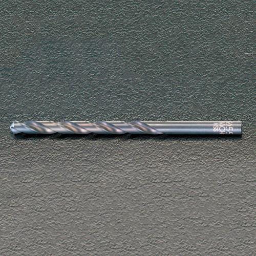 5.4x 60mm エンドミル TiN coat・Co-HSS/2枚刃 EA824RA-5.4 エスコ ESCO