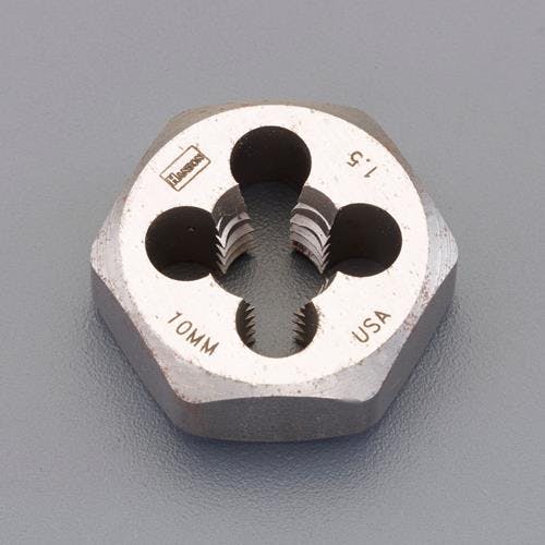 六角ダイス(並目) M12x1.75/25.4mm EA829VL-12 4518340052109【別送品】