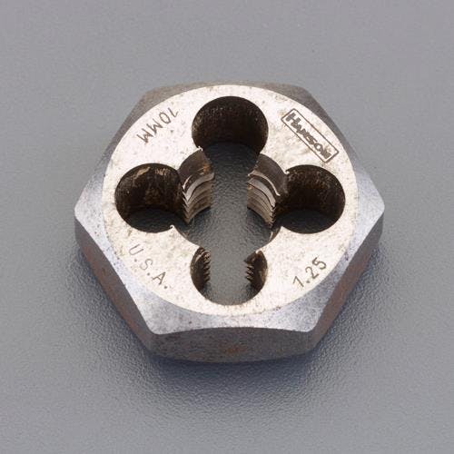 六角ダイス(細目) M10x1.25/25.4mm EA829VM-10 4518340054097【別送品】