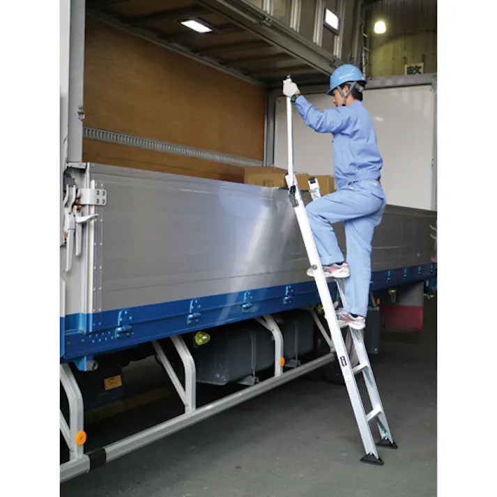 アルインコ(ALINCO) トラック昇降はしご(アルミ製) 1.18/1.34m EA902XC-6 4518340185098【別送品】