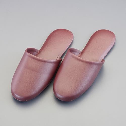 スリッパ(PVC製/ダークブラウン) 23-26cm EA910SY-72 4550061248003【別送品】