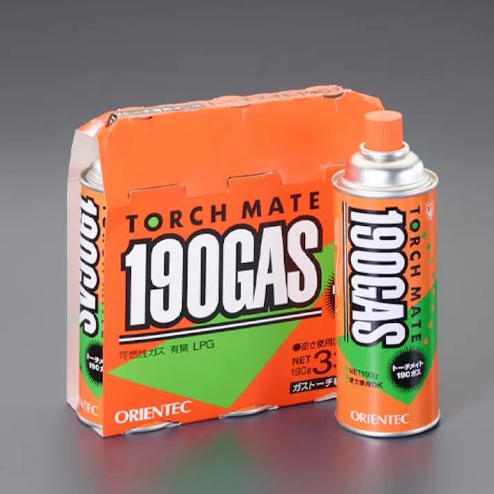 東邦金属工業 190g LPガス(3本) EA913BC-230A(CDC)【別送品】
