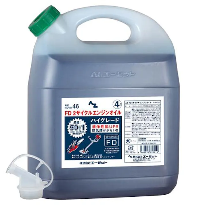 エーゼット 4.0L エンジンオイル(2サイクル用) EA920AK-30A(CDC)【別送品】