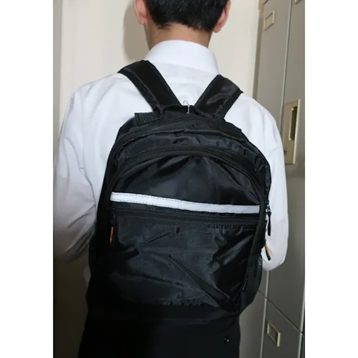 ESCO 285x125x380mm デイバッグ(ブラック) EA927C-35A(CDC)【別送品】