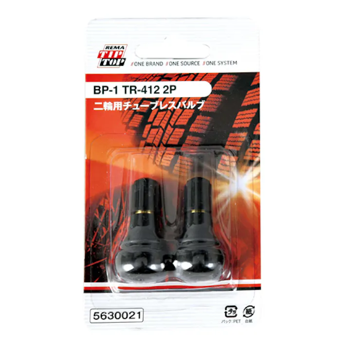 チップトップ(TIPTOP) タイヤバルブ(チューブレス/二輪車用/2個) EA934ZG-1 4518340119413【別送品】