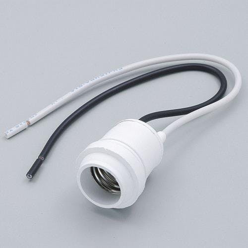 朝日電器(ELPA) E17口金 吊り下げソケット(ゴム製) EA940C-60