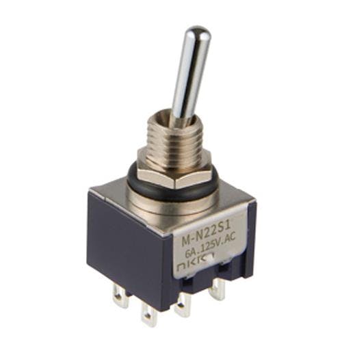 NKKスイッチズ 125V/6A 2極双投トグルスイッチ(防水型) EA940DH