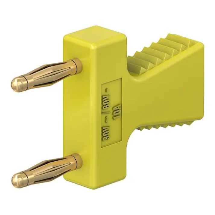 ESCO φ2mmx12mm ジャンパプラグ(黄) EA940DP-414(CDC)【別送品】