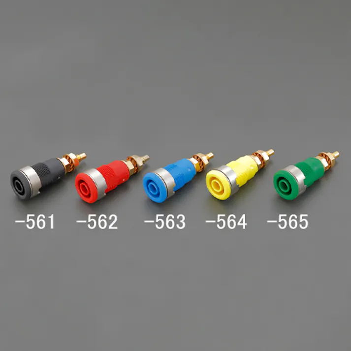 パネルマウントソケット(青) φ4mm/M12 EA940DP-563 4518340003095【別送品】
