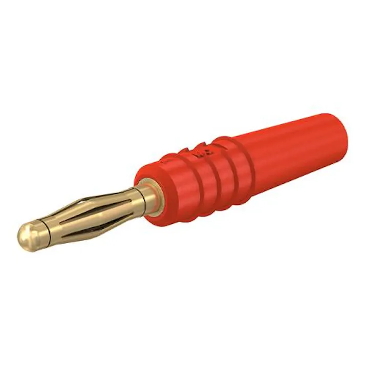 ESCO φ2mm バナナプラグ(金メッキ/赤) EA940DP-702(CDC)【別送品】