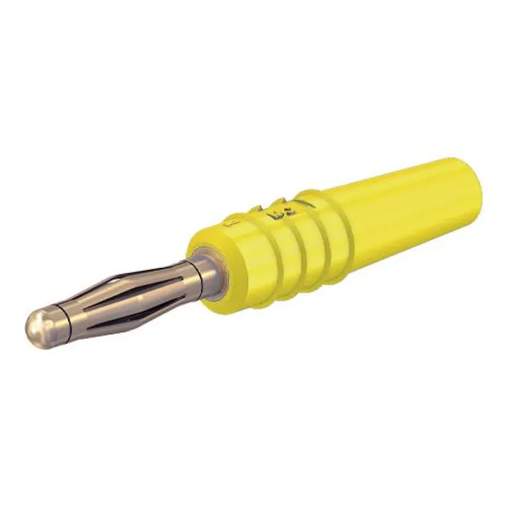 ESCO φ2mm バナナプラグ(金メッキ/黄) EA940DP-704(CDC)【別送品】