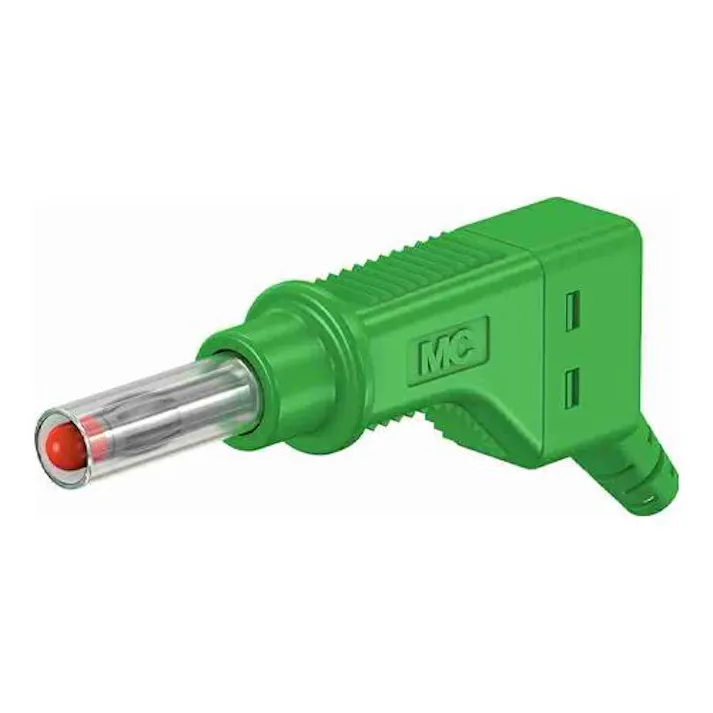 ESCO φ4mm バナナプラグ(スタック接続/緑) EA940DP-775(CDC)【別送品】
