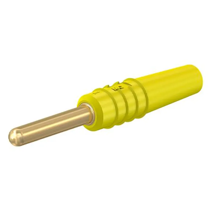 ESCO φ2mm ピンプラグ(黄) EA940DP-784(CDC)【別送品】