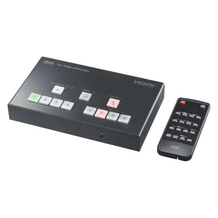 サンワサプライ HDMI切替器 (4入力1出力/4K/キャプチャ機能) EA940P-103(CDC)【別送品】