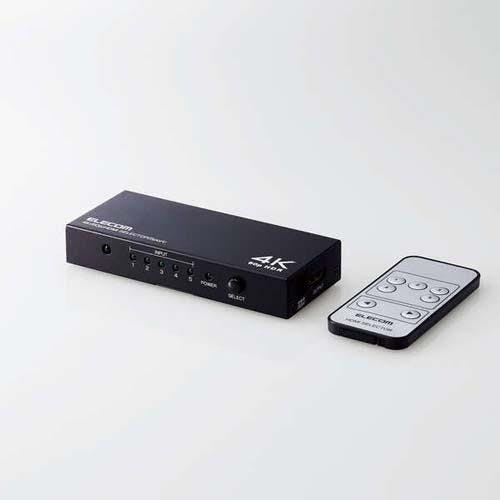 エレコム HDMIディスプレイ切替器(4Kモデル用) [5ポート] EA940P-124 4518340167858【別送品】