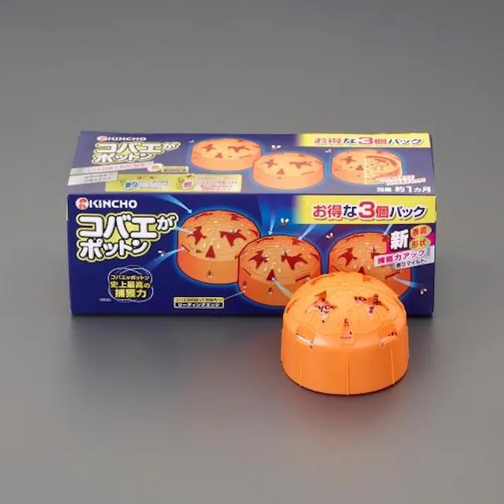 ESCO コバエ誘引剤(コバエポットン/3個) EA941E-1A(CDC)【別送品】