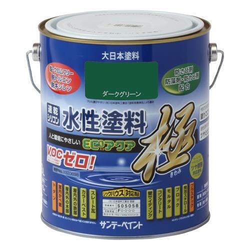 多目的塗料[水性](ダークグリーン) 1.6L EA942E-62 4518340327733【別送品】