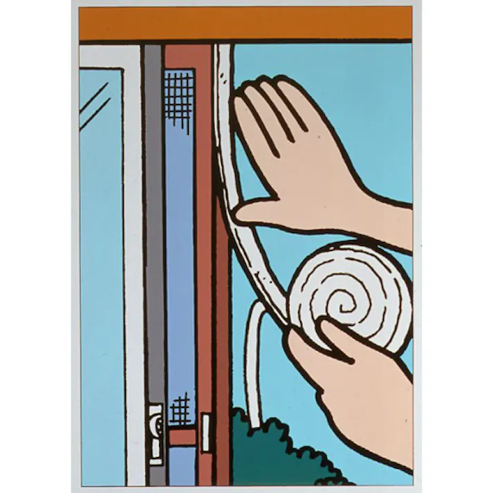 ニトムズ すき間テープ(毛付) 6x6mm/2m EA944KD-267 4518340190665【別送品】