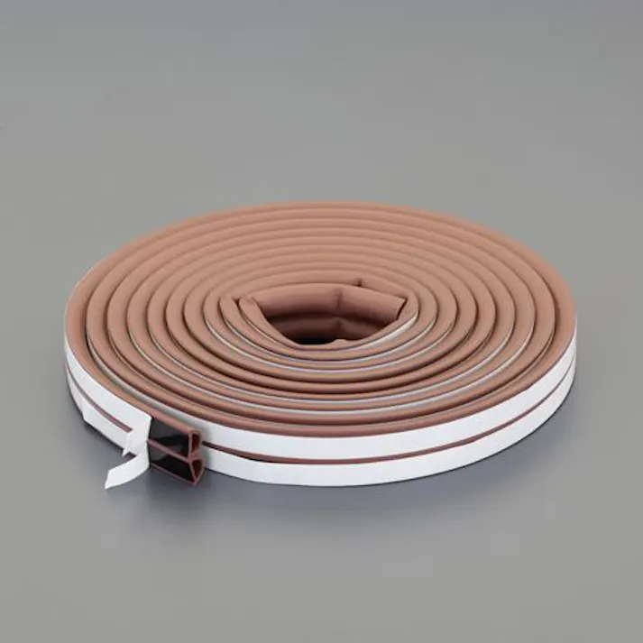 ニトムズ 7x 10mmx 6m 戸あたりクッションテープ(V型/茶) EA944KD-329(CDC)【別送品】