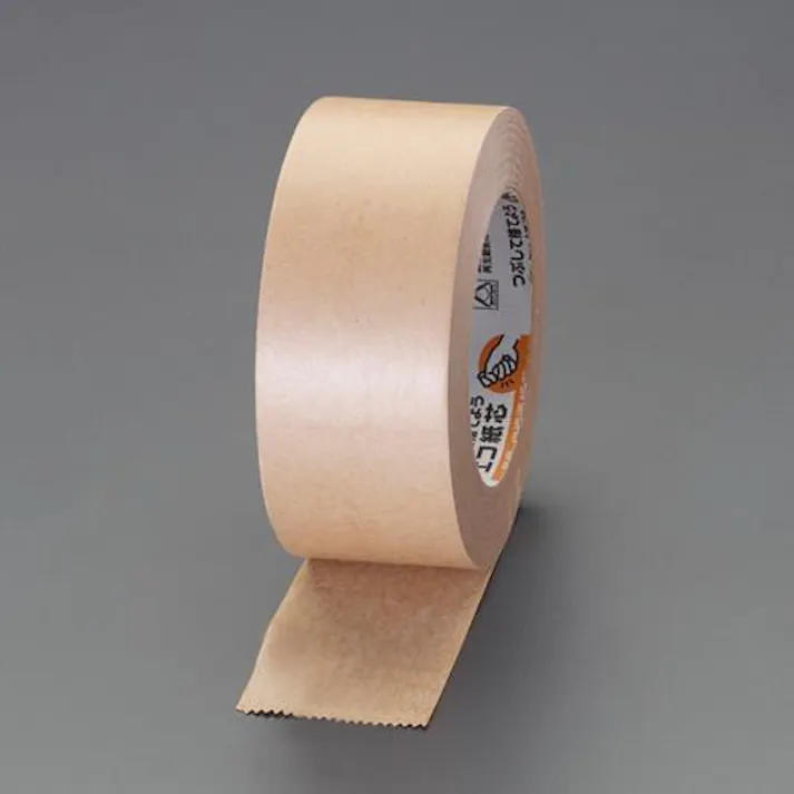 ESCO 50mmx50m クラフトテープ(ダンボール色) EA944ND-60(CDC)【別送品】