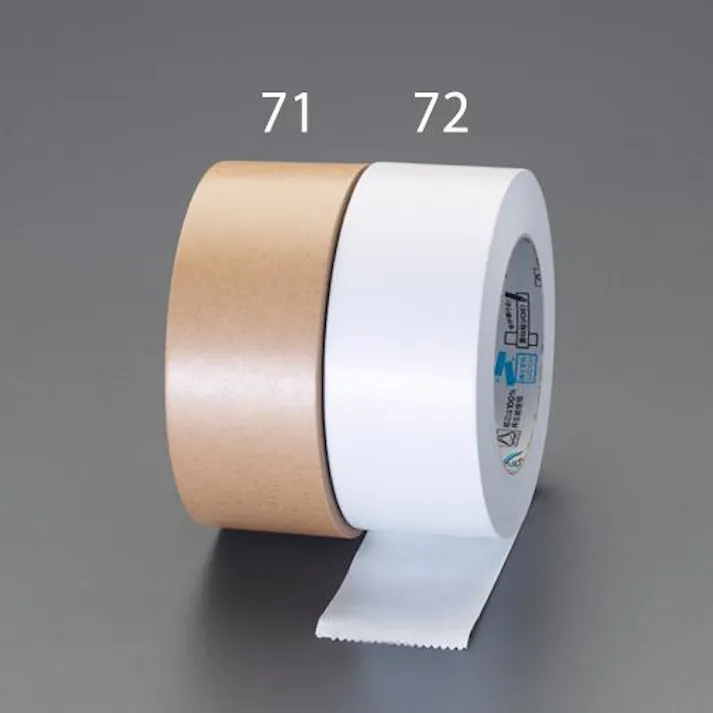ESCO 50mmx50m クラフトテープ(白) EA944ND-72(CDC)【別送品】