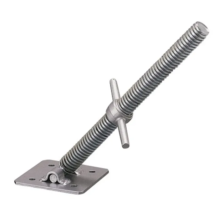 ESCO 34x400mm/140x140mm 自在ジャッキベース EA948TC-5(CDC)【別送品】