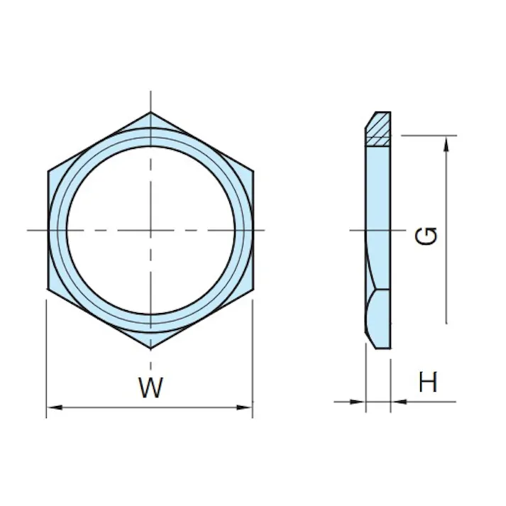 イマオコーポレーション オイルウインドウ用ナット G1/2” EA949CX-502A 4550061936368【別送品】