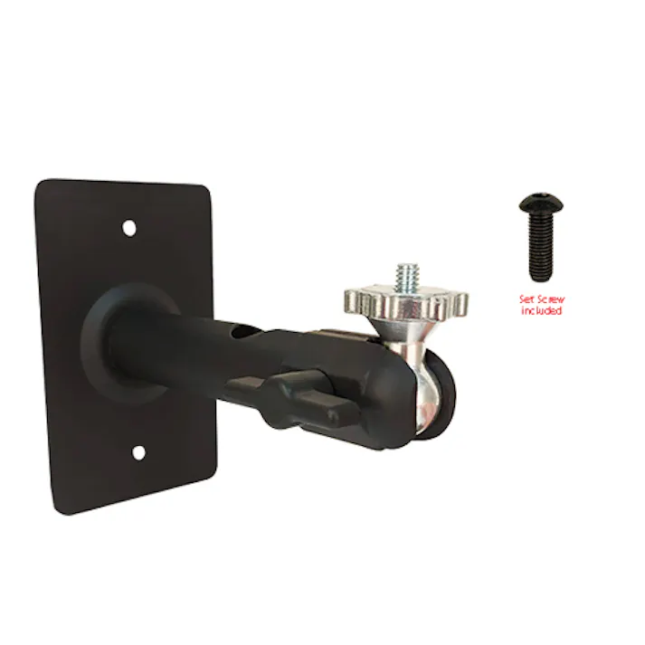 ESCO 152mm 防犯カメラ用マウント(ケーブル穴付) EA951BF-95(CDC)【別送品】