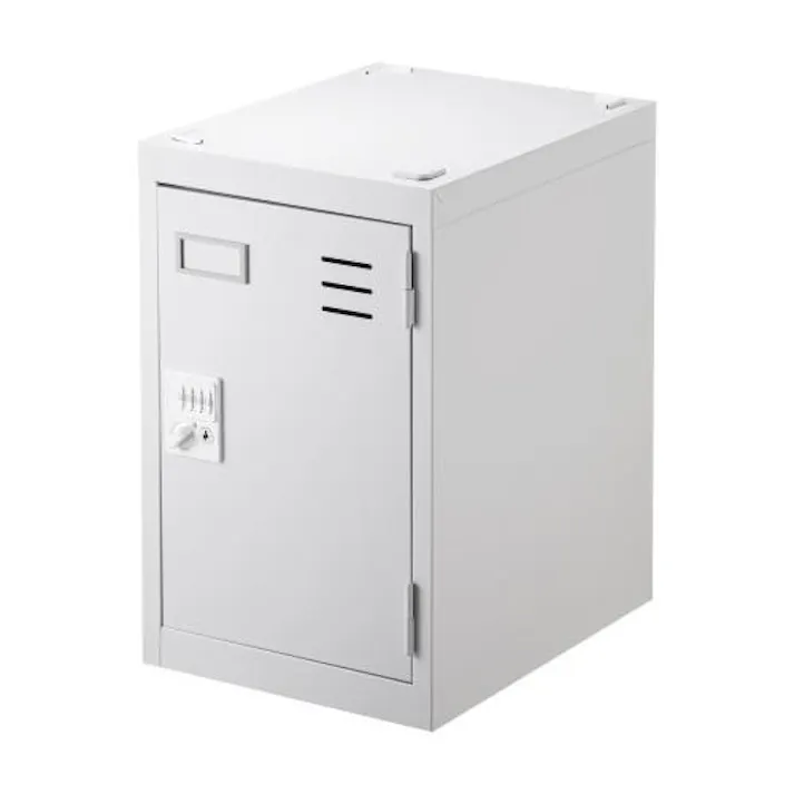 サンワサプライ 316x400x500mm 個別ロッカー(連結式/棚板付) EA954DM-12(CDC)【別送品】