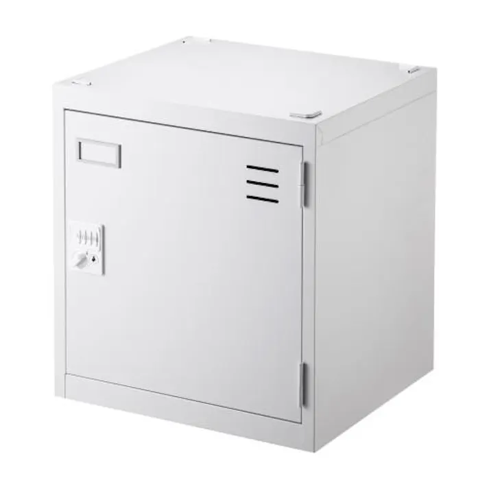サンワサプライ 455x400x500mm 個別ロッカー(連結式/棚板付) EA954DM-13(CDC)【別送品】