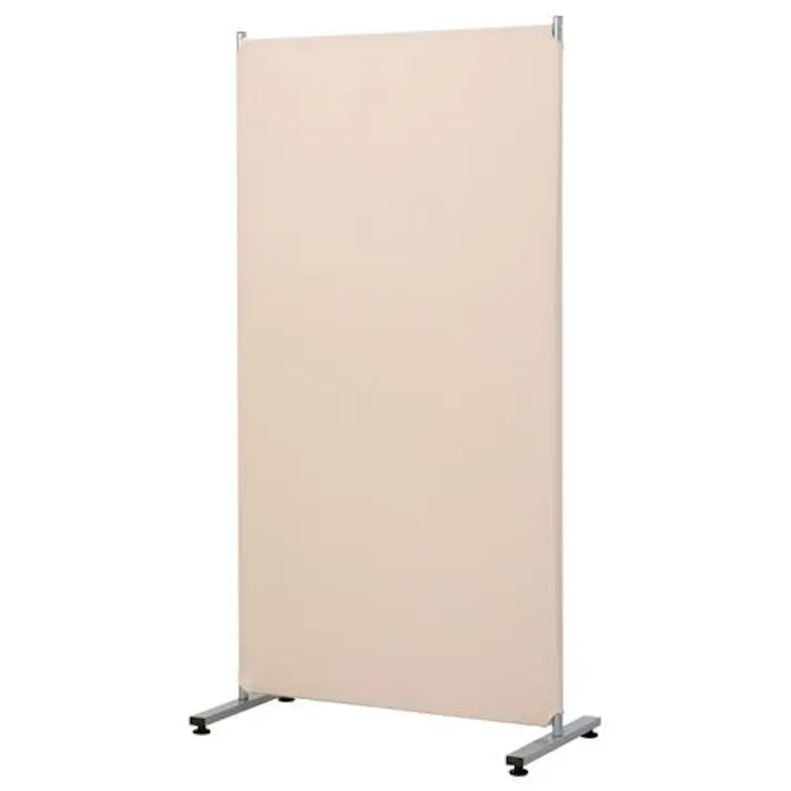 ナカバヤシ パーテーション(ベージュ) 800x420x1600mm EA954EA-25 4518340072053【別送品】