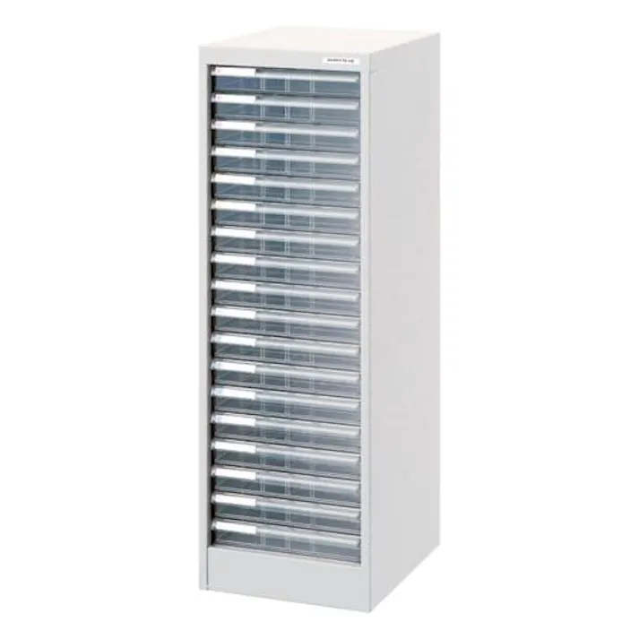 ナカバヤシ 277x336x880mm/浅18段 キャビネット(トレー型) EA954FD-33(CDC)【別送品】