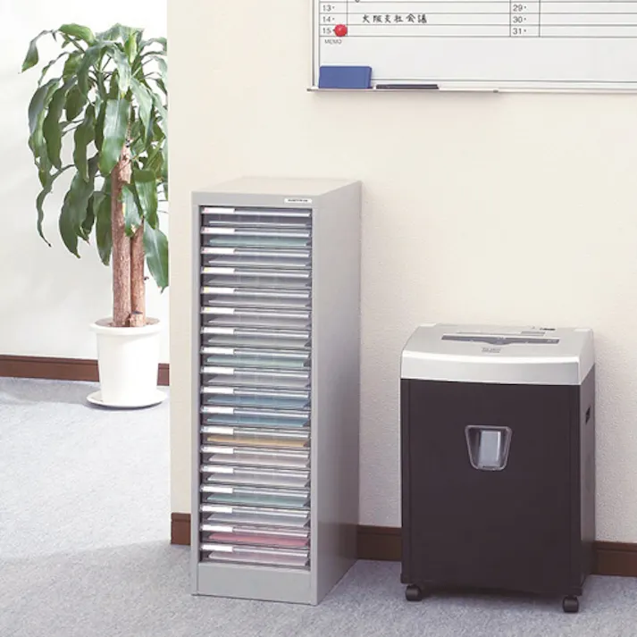 ナカバヤシ 277x336x880mm/浅18段 キャビネット(トレー型) EA954FD-33(CDC)【別送品】