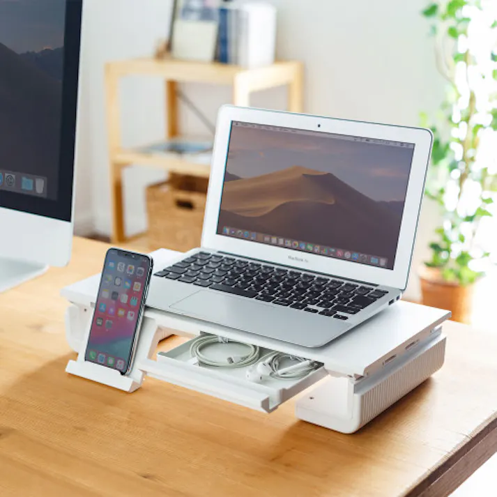 サンワサプライ 420-520x200x80mm モニタースタンド(横幅可変) EA954HC-319(CDC)【別送品】